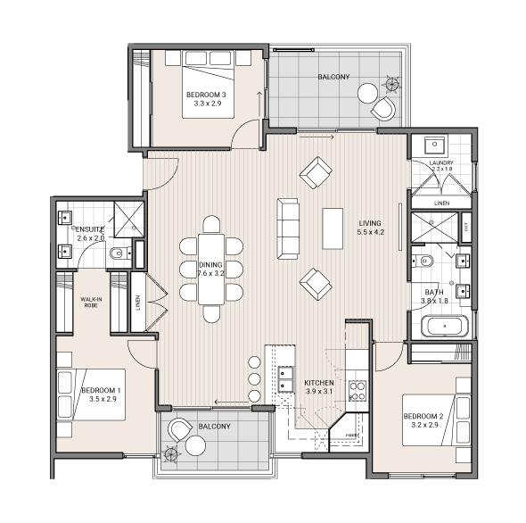 Level 7 | Halcyon Apartments